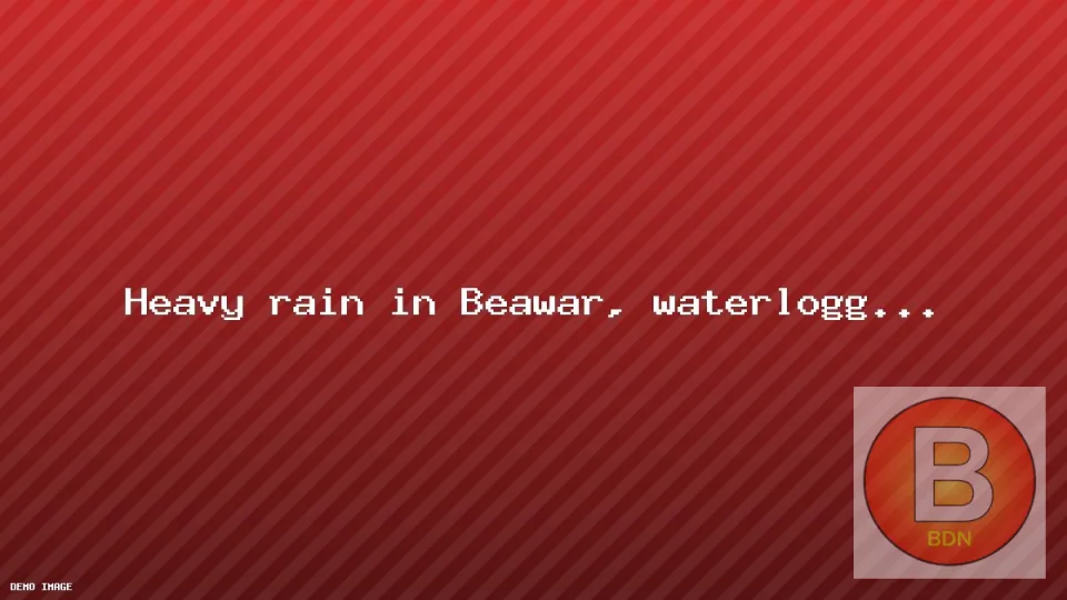 Heavy rain in Beawar, waterlogging reported in several colonies