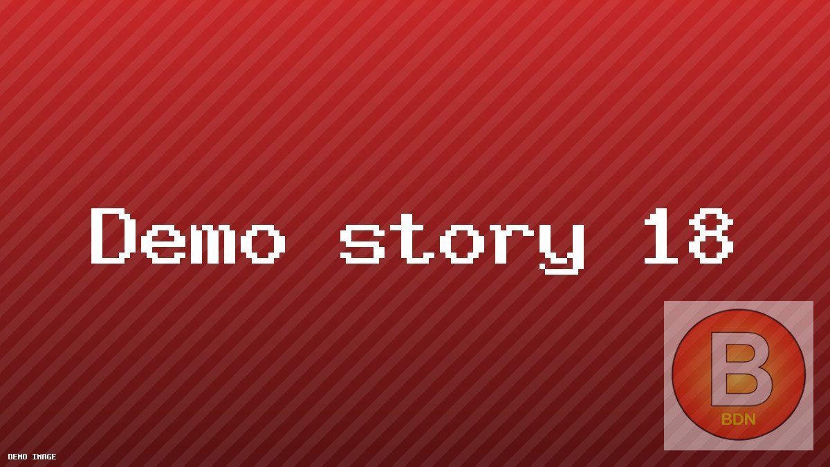 Demo story 18